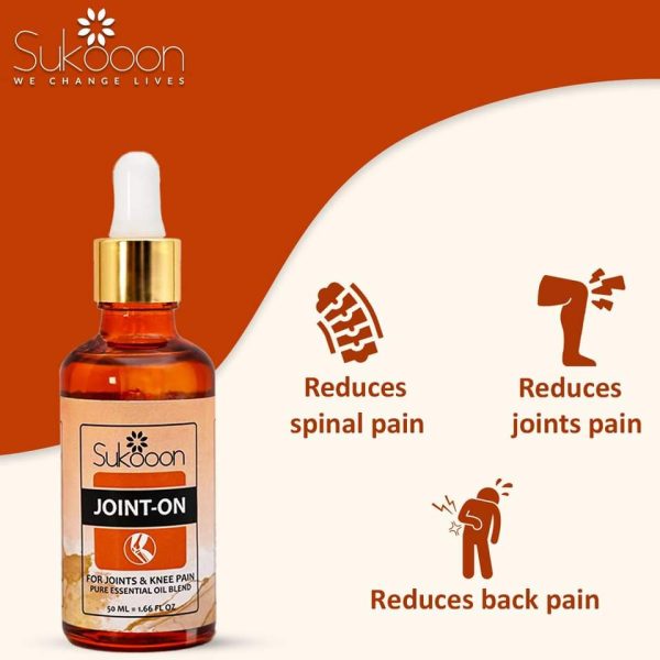 Sukoon Joint On Essential Oil Blend For Joints/Back/Arthritis/Knee Pain/Elbow Pains Simplify Life