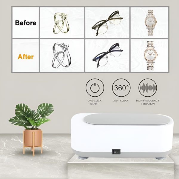 Ultrasonic Cleaner | Jewellery/ Watches/ Spectacles/ Ring/ Makeup Simplify Life