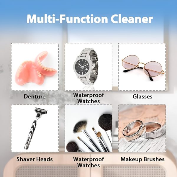 Ultrasonic Cleaner | Jewellery/ Watches/ Spectacles/ Ring/ Makeup Simplify Life